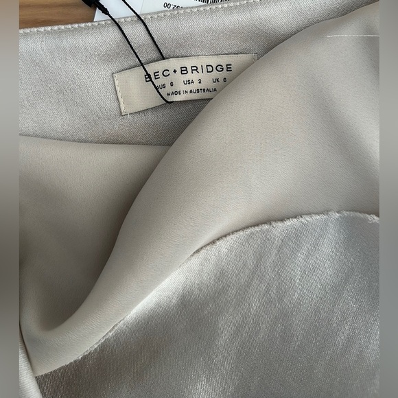 Bec + Bridge Claudia Cut Out Dress in Champagne - Picture 5 of 5